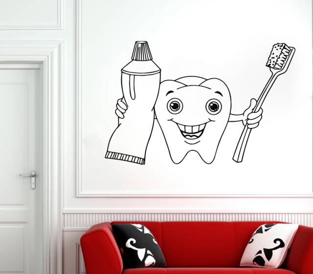 Dental Clinic Wall Decal Tooth Vinyl Sticker 2993 - image 1