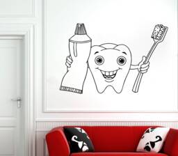 Dental Clinic Wall Decal Tooth Vinyl Sticker 2993 - thumbnail 1