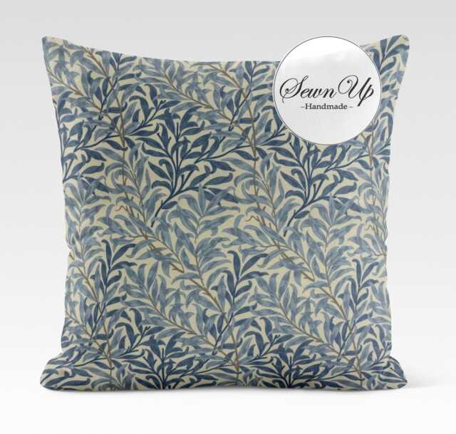 Outdoor Cushion Cover 28 Sizes William Morris Willow Bough Sea Breeze Handmade Trees Leaf Leaves Gift Waterproof Conservatory - image 1