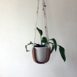 Hanging Planter - Cork - thumbnail 1