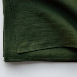 Pure Linen Beach Towel, Soft Baby Blanket, Green Sarong - thumbnail 2