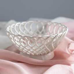 Woven Ceramic Basket For Storing Fruits, Wicker Fruit Basket, Home Decor Or Storage, Gift Idea Kids & Adults - thumbnail 1