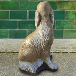 Concrete ??ocker Spaniel Figure Outdoor Stone Pet Statue Handmade Puppy Patio Ornament Garden Memorial Dog Art Decor Cement Animal Sculpture - thumbnail 4
