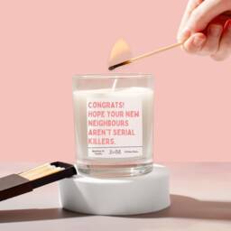 Housewarming Candle Housewarming Gift. New Home Present. Funny Gift Housewarming - thumbnail 1