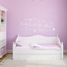 Twinkle Star Nursery Wall Decal Baby Shower Decor P76 - thumbnail 2