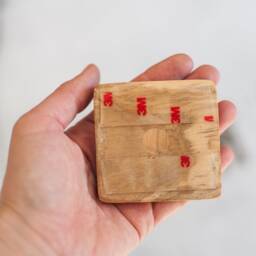 Key Holder Magnetic Wood. Olive Wood Key Hooks. Wall Organizer. Entryway Square Keys Storage Magnet. Double Tape Sticker Mount - thumbnail 4