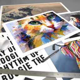 Colourful Cats Gaze Art Print - thumbnail 2