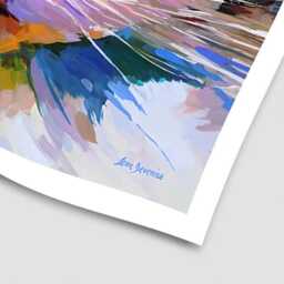 Colourful Cats Gaze Art Print - thumbnail 3