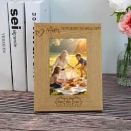Personalized Mom Photo Frame For Engraved Wood Picture Gift For Birthday Mothers Day Gifts Nana Mimi - thumbnail 1