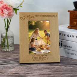 Personalized Mom Photo Frame For Engraved Wood Picture Gift For Birthday Mothers Day Gifts Nana Mimi - thumbnail 2