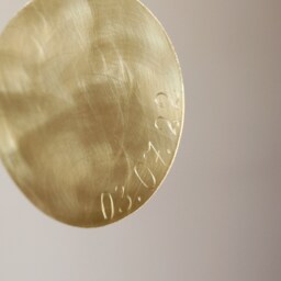 Brass Wall Decor. Boho Sculpture. Mid-Century Modern Art. Abstract Hanging. Moon Decor - thumbnail 4