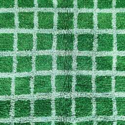 Green Grid Beni Ourain Rug - Handmade Moroccan Berber Wool - thumbnail 4