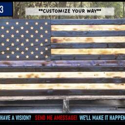 Carved Wooden American Flag With Badge, Firefighter, Police , Personalized, Fathers Day, Retirement, Flag, Wall Art - thumbnail 3