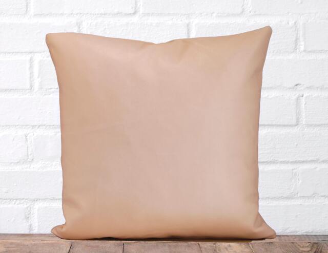 Blush Pink Leather Pillow - image 1
