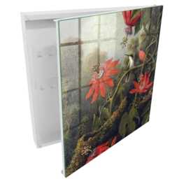 The Exoticism Of Nature Wall Mounted Key Cabinet, Green Box For Home, Painterly Nature, Lovers And - thumbnail 2