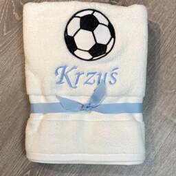 Name Towel With Soccer Ball - thumbnail 3