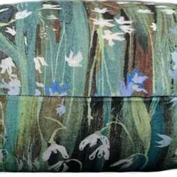 High End Luxury Designer Linen Floral Garden Green Handmade Cushion Cover Interior Decorative - thumbnail 3
