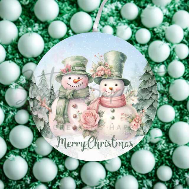 Personalised Christmas Decoration - Family Gift Custom Bauble Stocking Filler Eve Box - image 1