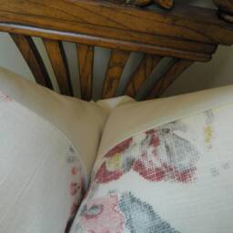 Ralph Lauren Jardin Floral Summer Canvas Decorative Throw Pillow Euro Sham Lumbar Cover Shabby Chic Single Sided Made To Order/England - thumbnail 2