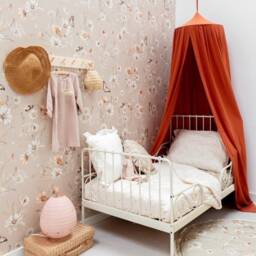Ecru Velvet Pillow Square Boho Vintage Style With Ruffles - thumbnail 4