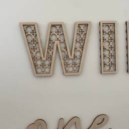 Where The Wild One Sleeps Sign, Nursery Wall Decor, Wooden & Acrylic - thumbnail 3