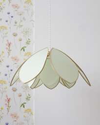 Double Flower Pendant Light - Fresh Mint
