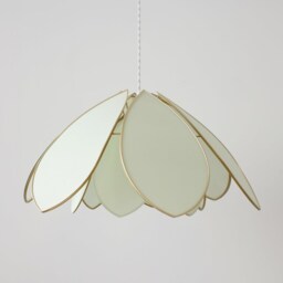 Double Flower Pendant Light - Fresh Mint - thumbnail 2