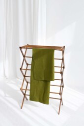 Large Moss Green Linen Bath Towel, Soft Absorbent Sheet - thumbnail 1