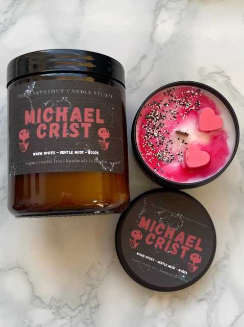Michael Crist Candle - Devils Night Dark Romance Bookish Gift Corrupt Penelope Douglas Fanart Morally Grey Book Boyfriend - image 1
