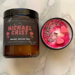Michael Crist Candle - Devils Night Dark Romance Bookish Gift Corrupt Penelope Douglas Fanart Morally Grey Book Boyfriend - thumbnail 2