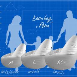Eco Leather Bean Bag Chair Cover Minimalist Lounge Seating - No Filler - thumbnail 2