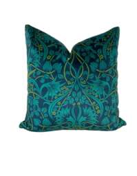 G.p & J Baker Fritillerie Indigo/Teal Decorative Cushion Cover Pillow - thumbnail 1