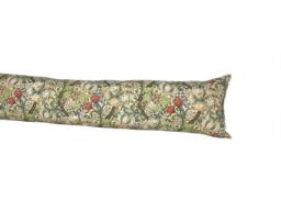 Handmade William Morris Golden Lily Draught Excluder, Heavy Pebble-Filled, Made To Order - thumbnail 1