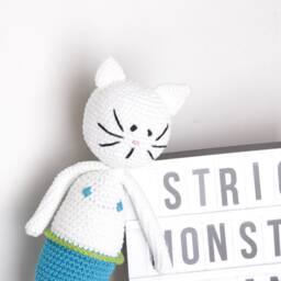 Crocheted Musical Cat Mermaid Arielle Cat - thumbnail 2