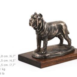 Mastino Neapolitano, Dog Wooden Base Statue, Limited Edition, Artdog - thumbnail 4