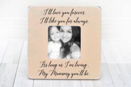 "Personalized Picture Frame Gift For Mom " - thumbnail 1