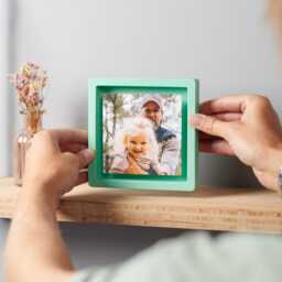 Personalised Floating Magnetic Photo Frame - Father's Day Gift Idea, Picture Frame, Gifts - thumbnail 1