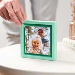 Personalised Floating Magnetic Photo Frame - Father's Day Gift Idea, Picture Frame, Gifts - thumbnail 3