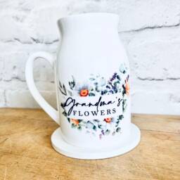 Vase For Mum, Personalised Ceramic Vase, Vase Flowers, Mother's Day Gift, Birthday Gift Grandma, Nanna - thumbnail 2
