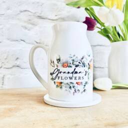 Vase For Mum, Personalised Ceramic Vase, Vase Flowers, Mother's Day Gift, Birthday Gift Grandma, Nanna - thumbnail 1