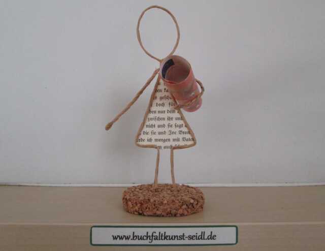Wire Figure, For Money Gifts, E.g. Birthdays, Christmas, Etc., Height Approx. 15 cm