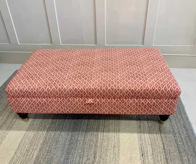 Custom Storage Ottoman Footstool Table, Stylemegan - image 1