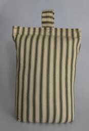 Doorstop in Striped Ticking Fabric, Filled Or Unfilled, Heavy Door Stop, Handmade UK - thumbnail 1
