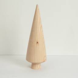 Wooden Christmas Tree Set Of 3 Scandinavian Rustic Home Decor Minimalist Tree - thumbnail 3