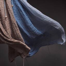 Multifunctional Spa Wrap Composition Of 100% Linen, Innovative Design, Good Absorption Beach Towel, Wearable Textiles, Women Sauna Sarong - thumbnail 4