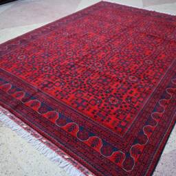 Large Bokhara Rug, 11.6 X 8.2 Ft, Sale Price, Afghan Turkmen, 100% Wool, Khal Mohamadi Kunduz Handmade Rug, Turkoman Oriental Rug - thumbnail 3