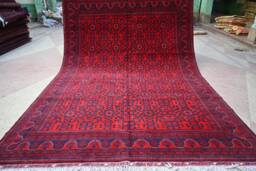 Large Bokhara Rug, 11.6 X 8.2 Ft, Sale Price, Afghan Turkmen, 100% Wool, Khal Mohamadi Kunduz Handmade Rug, Turkoman Oriental Rug - thumbnail 1