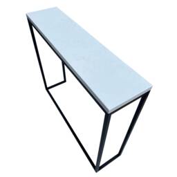 Mild Steel Console Table Radiator Cover Quartz Worktop - thumbnail 2