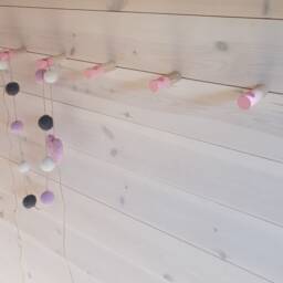 Pink Wall Hook/Set Of 5/Wooden Towel Hook/ Modern Wooden Hook/Coat Rack/Minimalistic Hangers/Beech Wood/Home Decor/Kitchen Hook - thumbnail 2