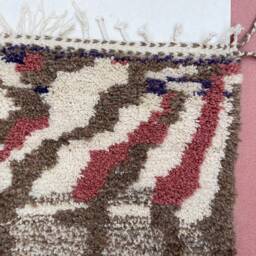 Custom Beni Ourain Rug Handwoven Moroccan Wool Carpet - thumbnail 3